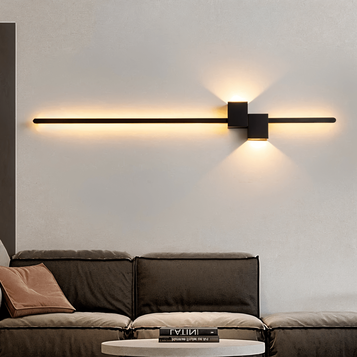 LED-Wandleuchte mit linearer Lichtführung – Modernes Design