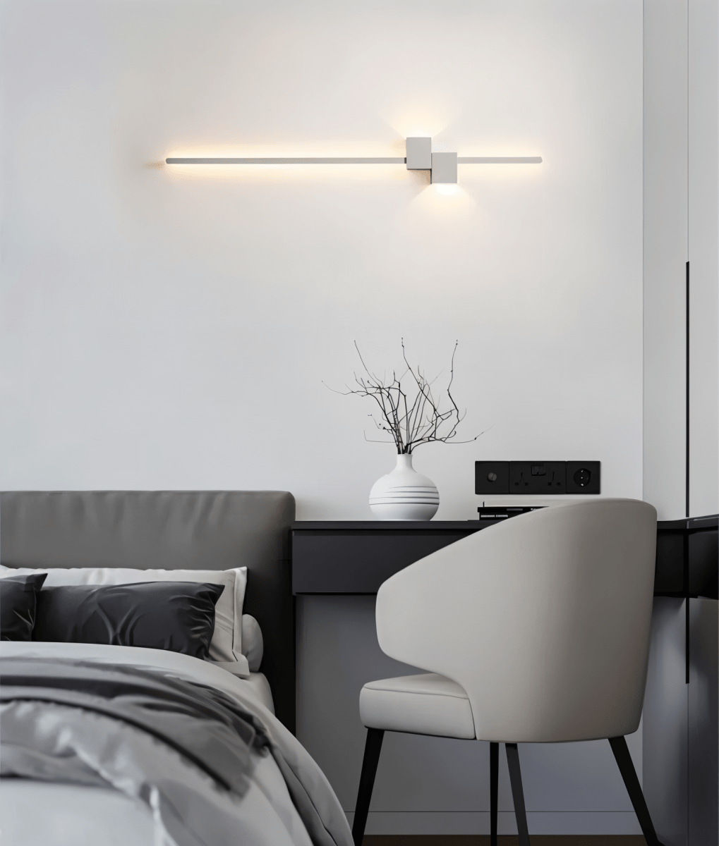 LED-Wandleuchte mit linearer Lichtführung – Modernes Design