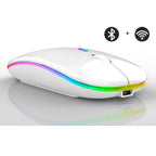 Kabellose Maus mit RGB-LED-Beleuchtung – ohne Batterien