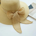 Women's sun hat with bow