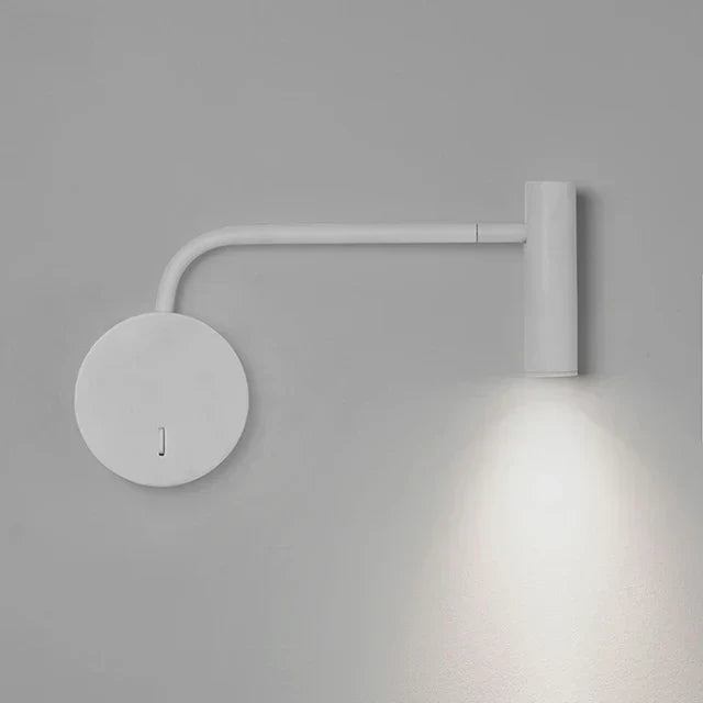 LED Wandleuchte schwenkbar mit flexiblem Arm für Leseecke