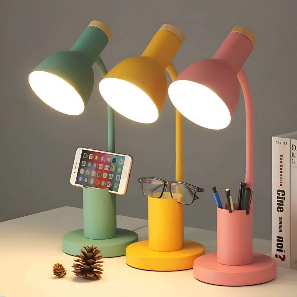 LED-Schreibtischlampe mit Stifthalter