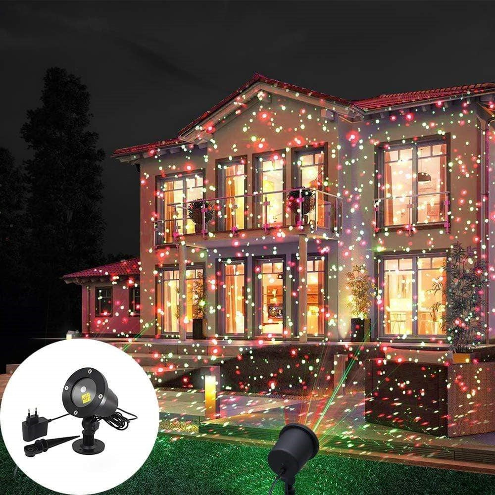 Red/Green Laser Light Projector for the Garden with Remote Control & Timer – Outdoor Use
