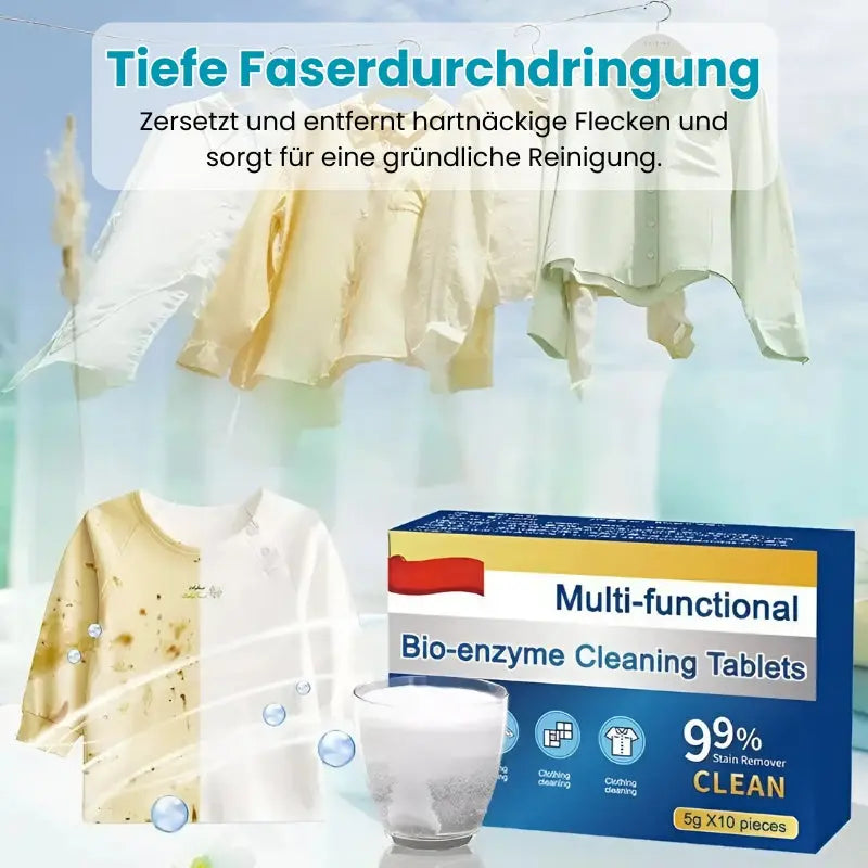 Multifunktionale Bio-Enzym-Waschmittel-Tabletten Mivoza Deutschland
