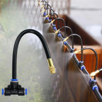 Garden misting system 20 m – irrigation & cooling with 20 brass nozzles