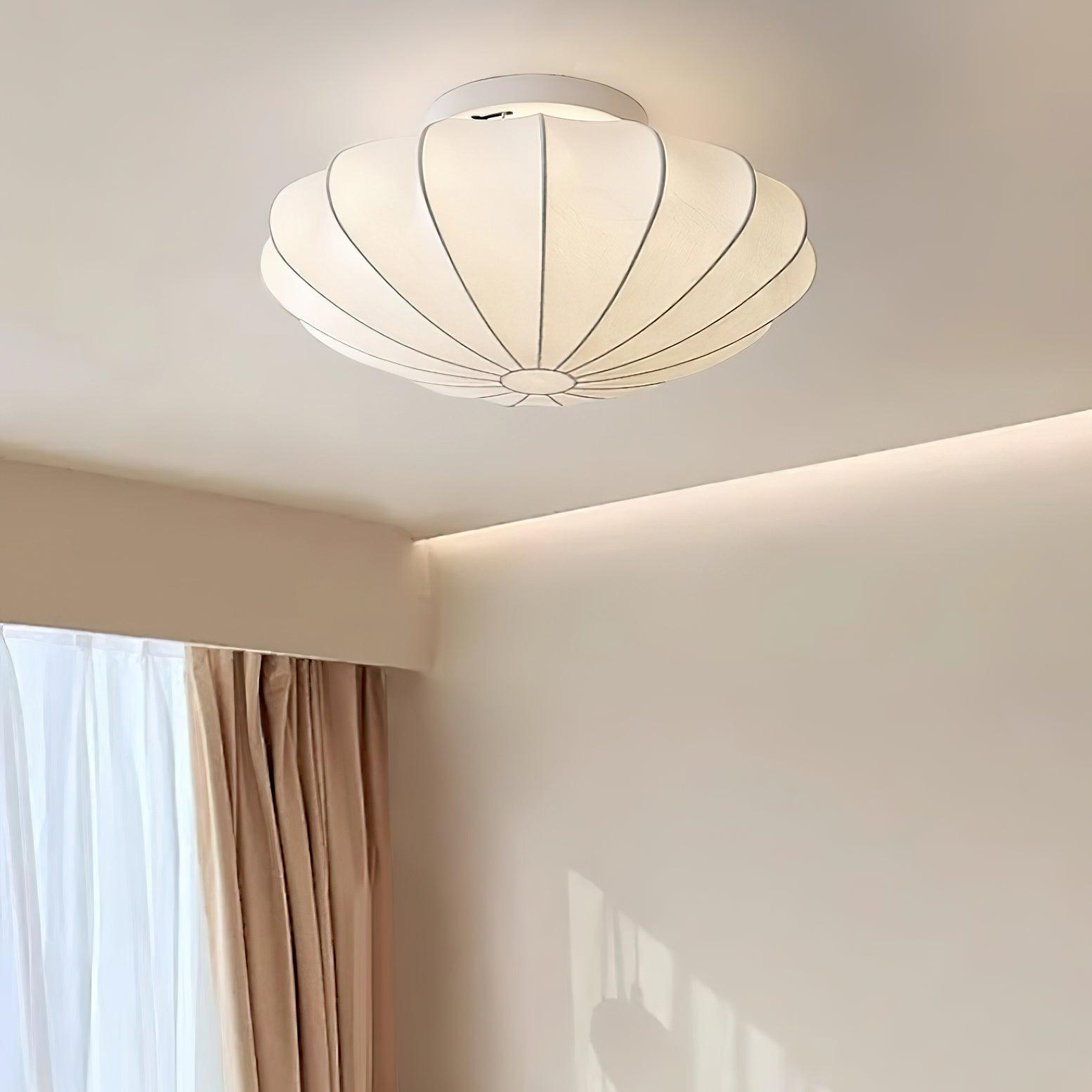 Deckenleuchte Muschel-Design mit warmem Licht