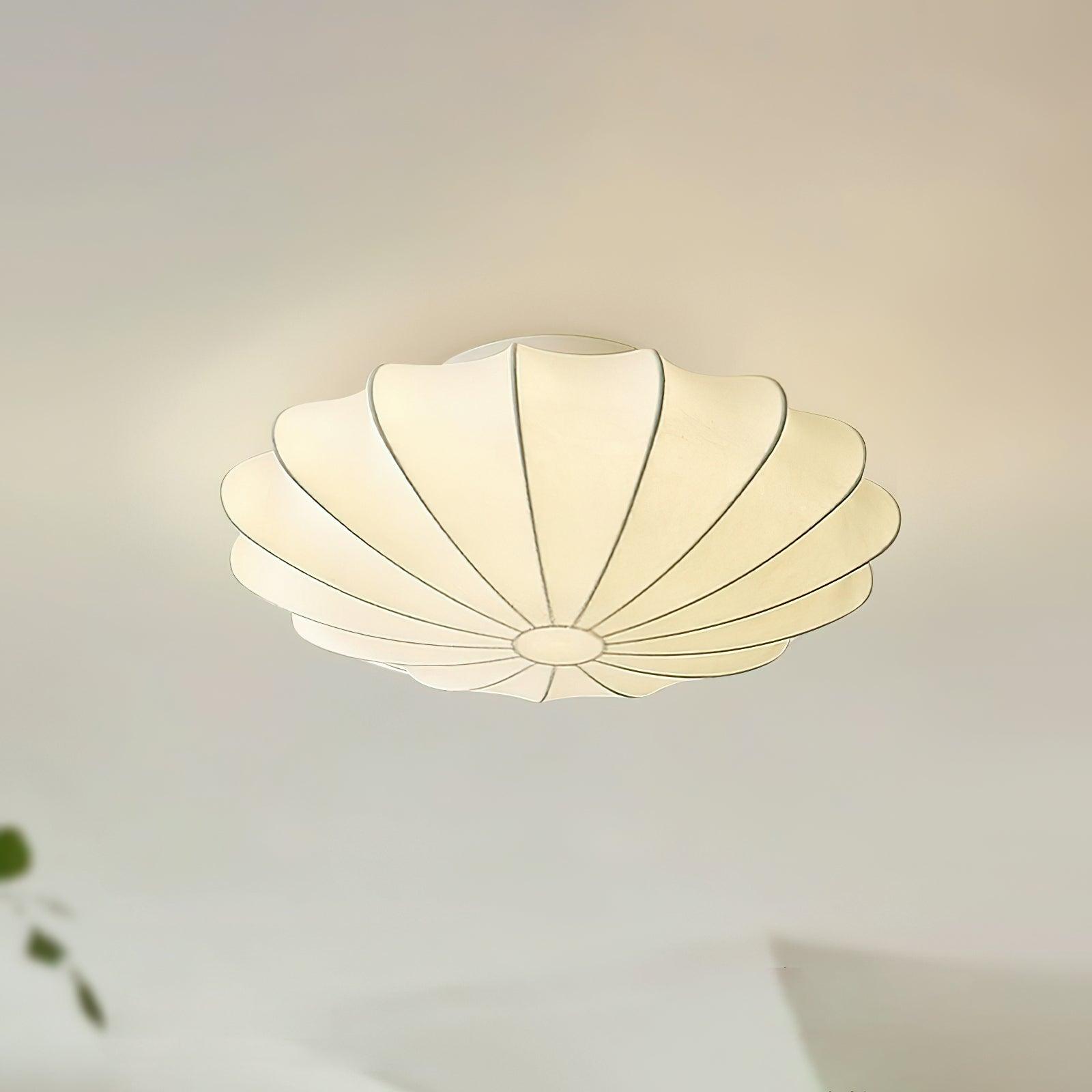 Deckenleuchte Muschel-Design mit warmem Licht