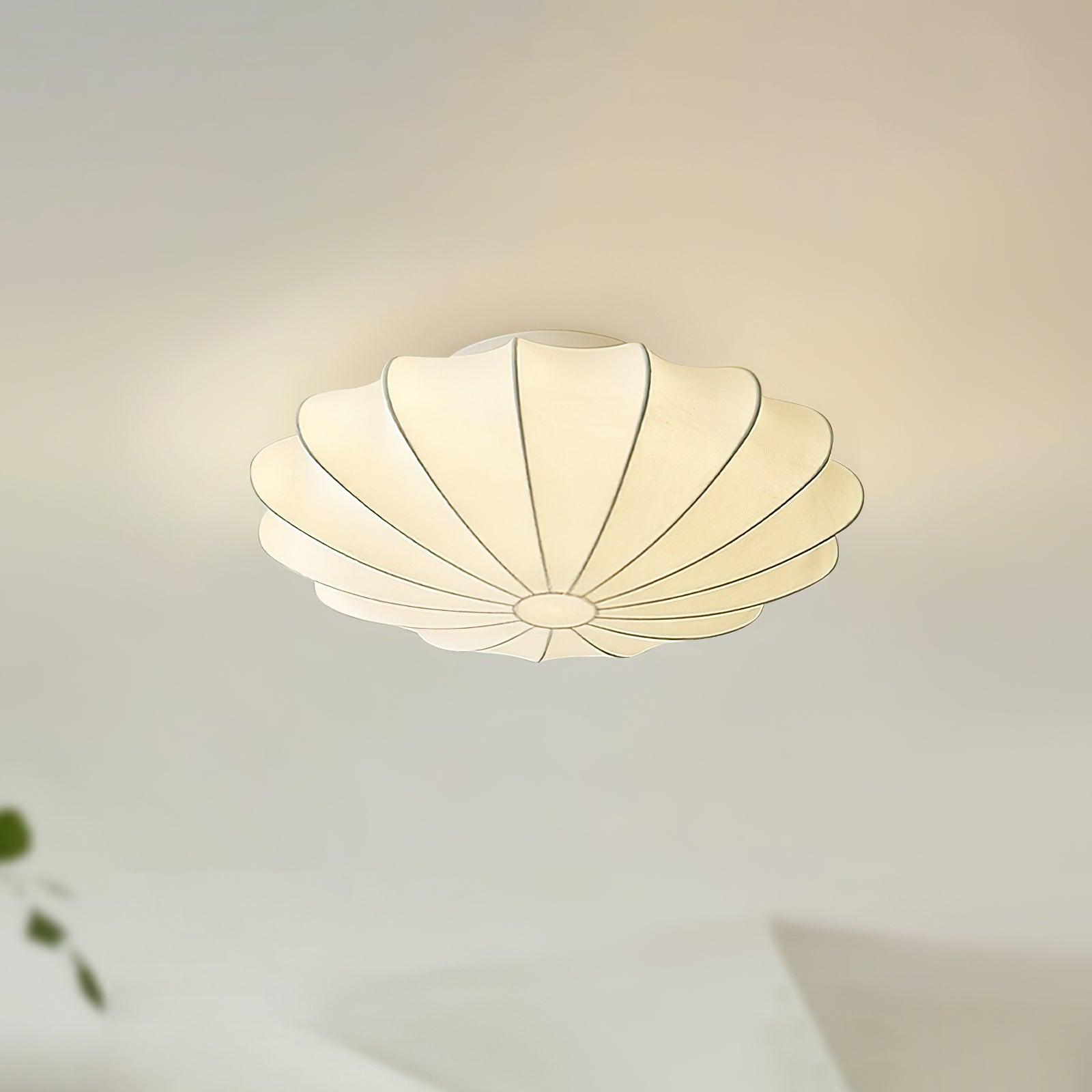 Deckenleuchte Muschel-Design mit warmem Licht