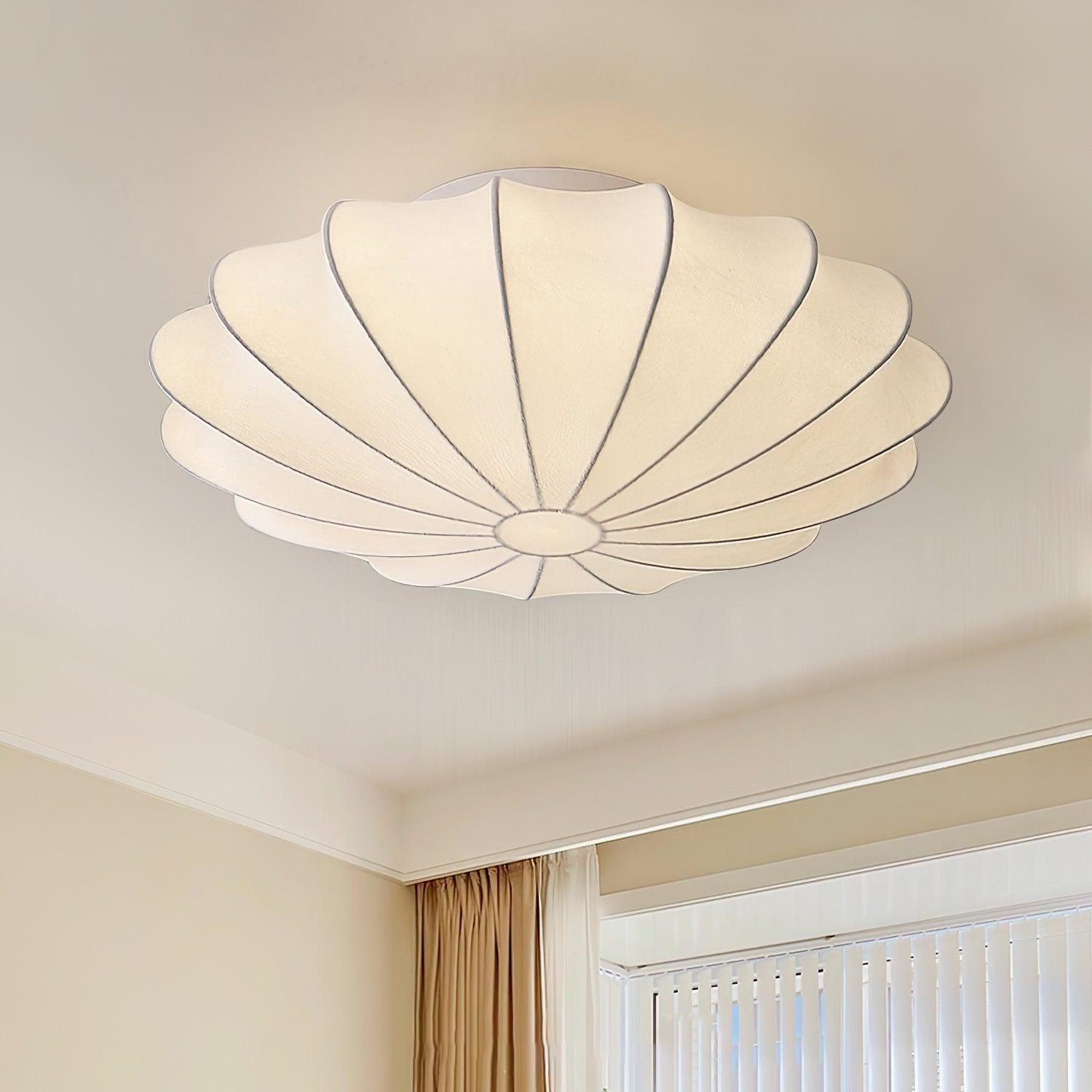 Deckenleuchte Muschel-Design mit warmem Licht