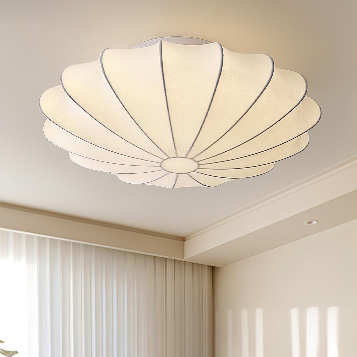 Deckenleuchte Muschel-Design mit warmem Licht