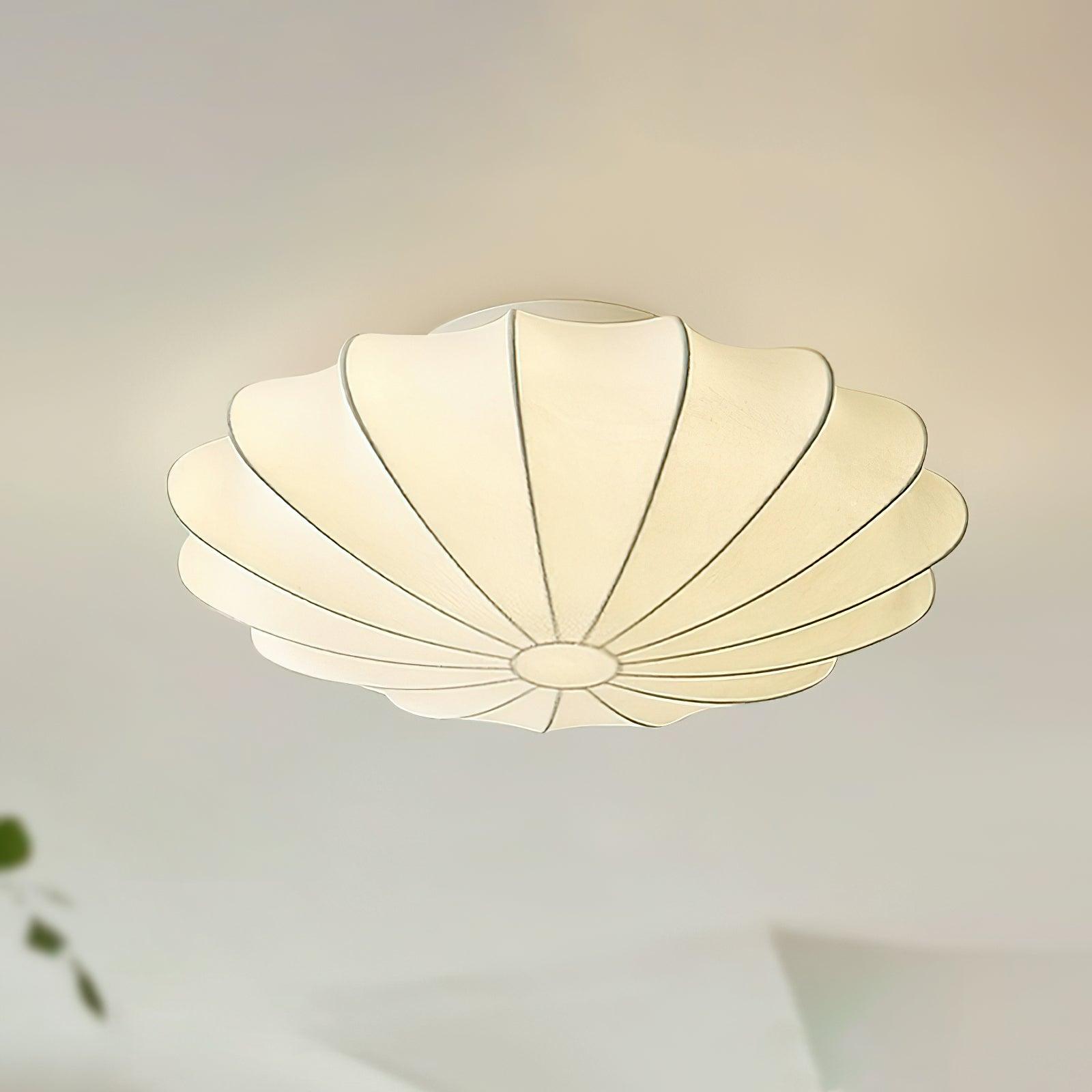 Deckenleuchte Muschel-Design mit warmem Licht