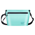 Waterproof shoulder bag with adjustable carrying strap
