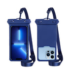 Waterproof phone case with adjustable carrying strap
