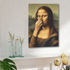 Mona Lisa Bathroom Canvas