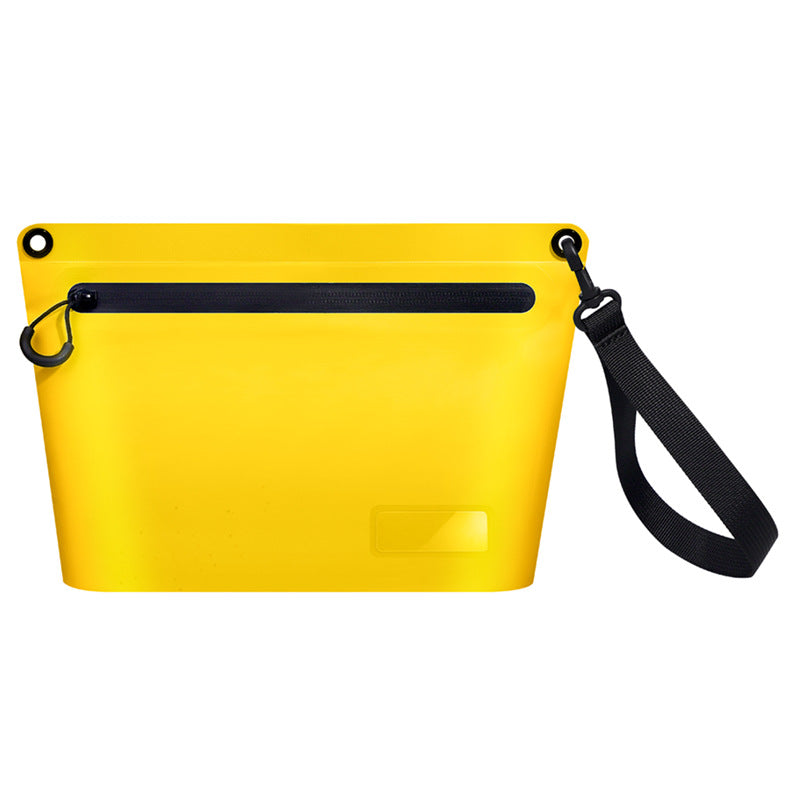 Waterproof shoulder bag with adjustable carrying strap