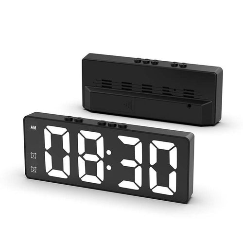 Digital alarm clock with 2K HD surveillance camera
