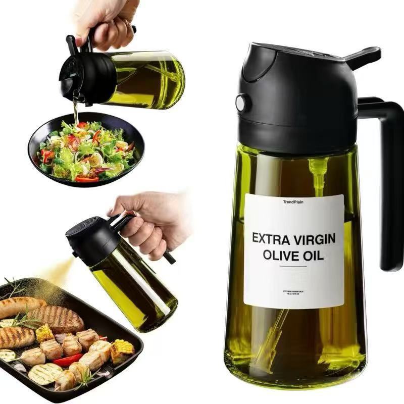 Ölsprüher Glas 2-in-1 mit Sprüh- und Gießfunktion
