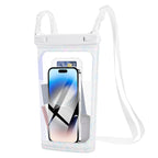 Waterproof smartphone case with carrying strap