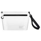 Waterproof shoulder bag with adjustable carrying strap