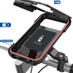 Smartphone-Halterung Fahrrad wasserdicht mit kabellosem Laden