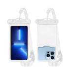 Waterproof phone case with adjustable carrying strap