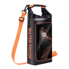 Waterproof phone pouch with shoulder strap