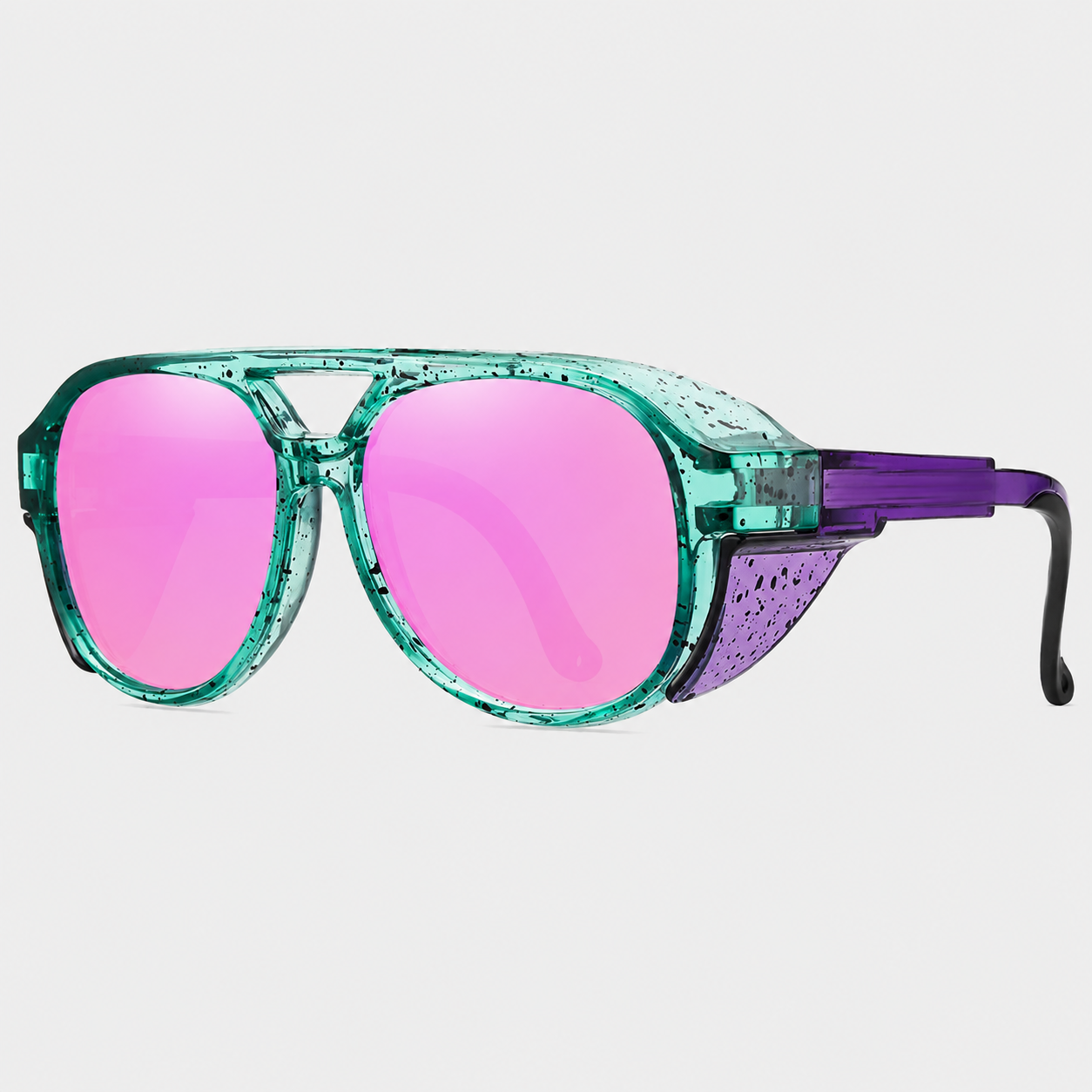 Motorradbrille Goggle-Design schwarz mit UV-Schutz