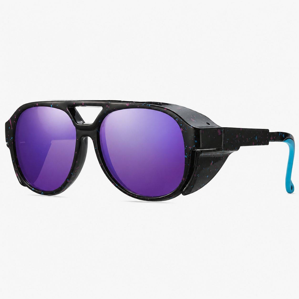 Motorradbrille Goggle-Design schwarz mit UV-Schutz