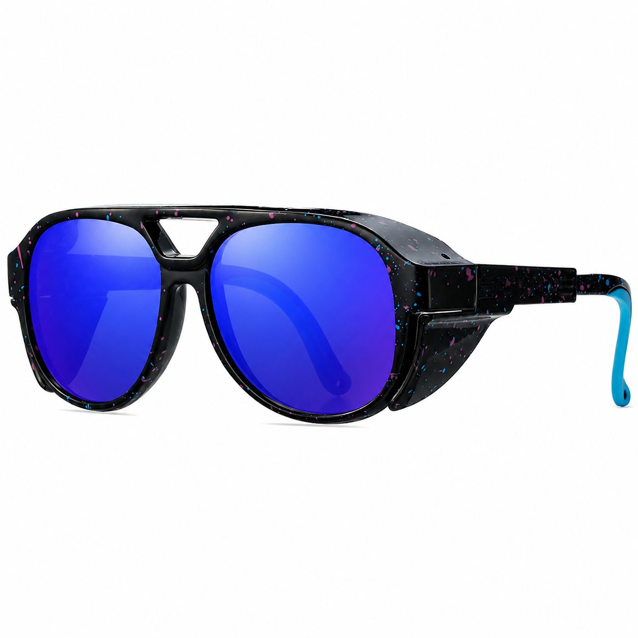 Motorradbrille Goggle-Design schwarz mit UV-Schutz