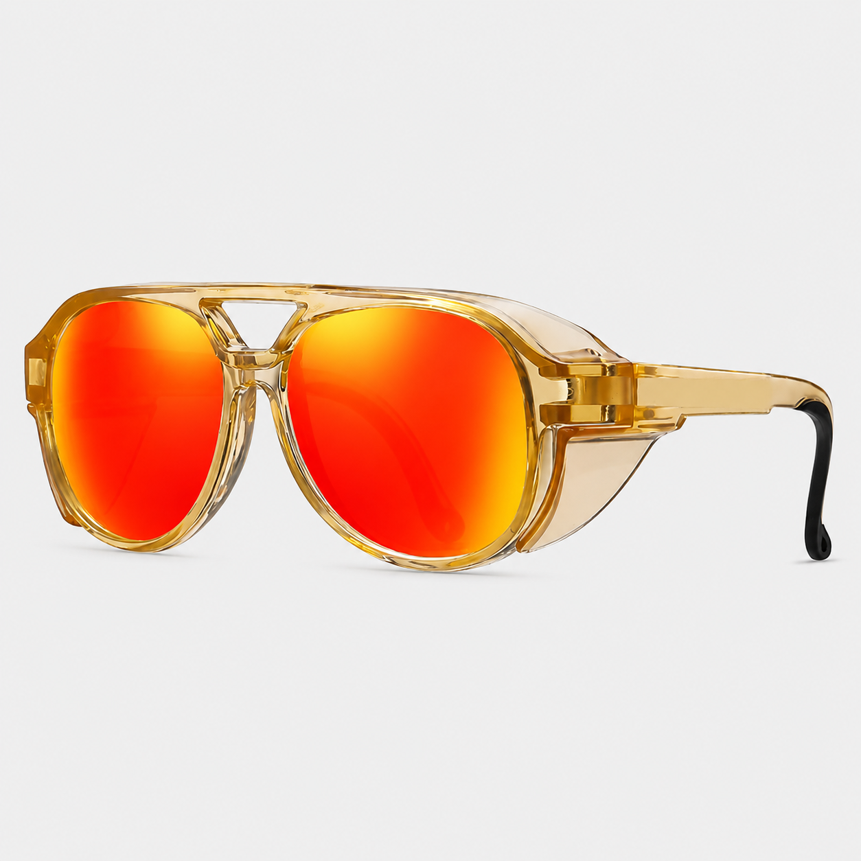 Motorradbrille Goggle-Design schwarz mit UV-Schutz