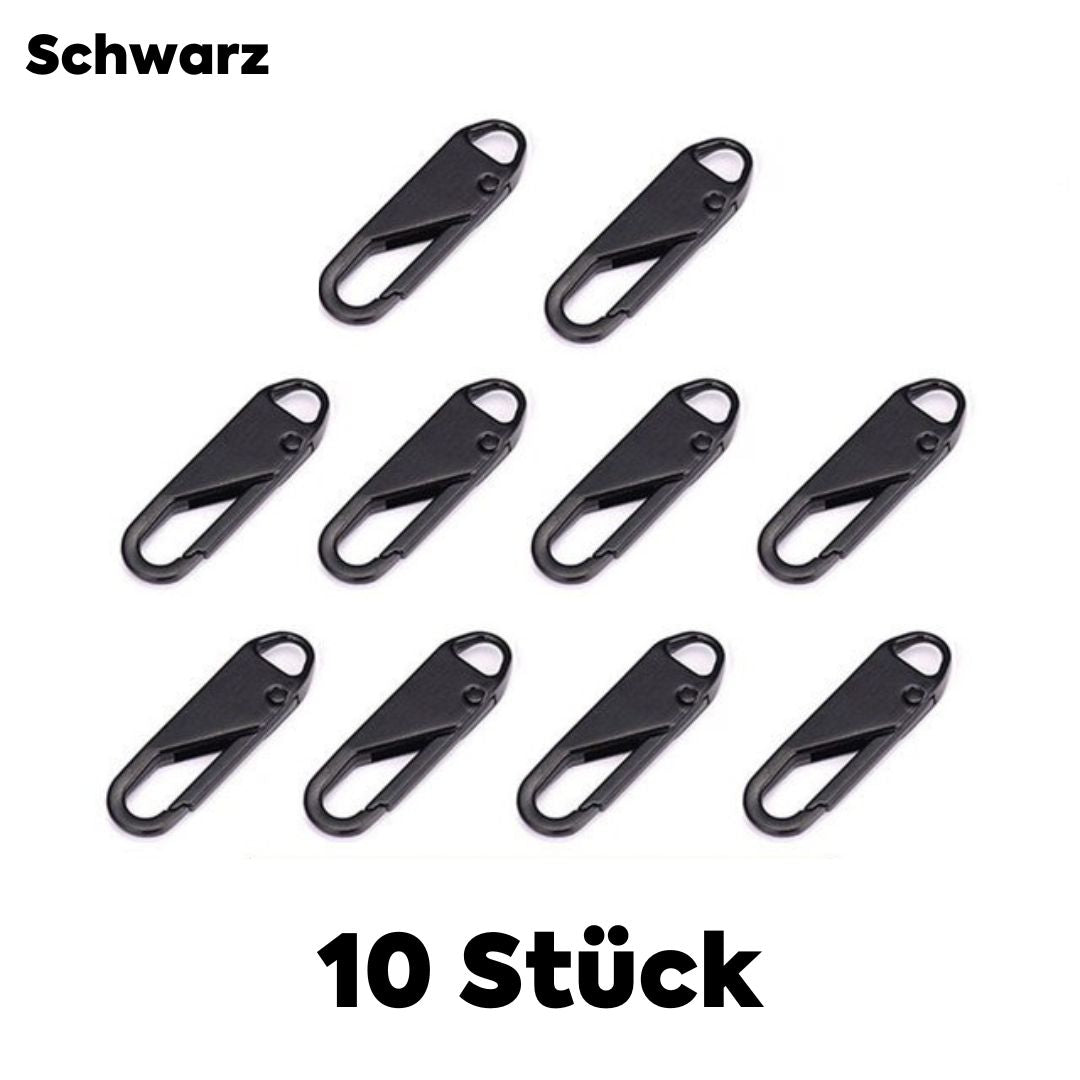 Metal Zipper Pull Universal - Set of 10