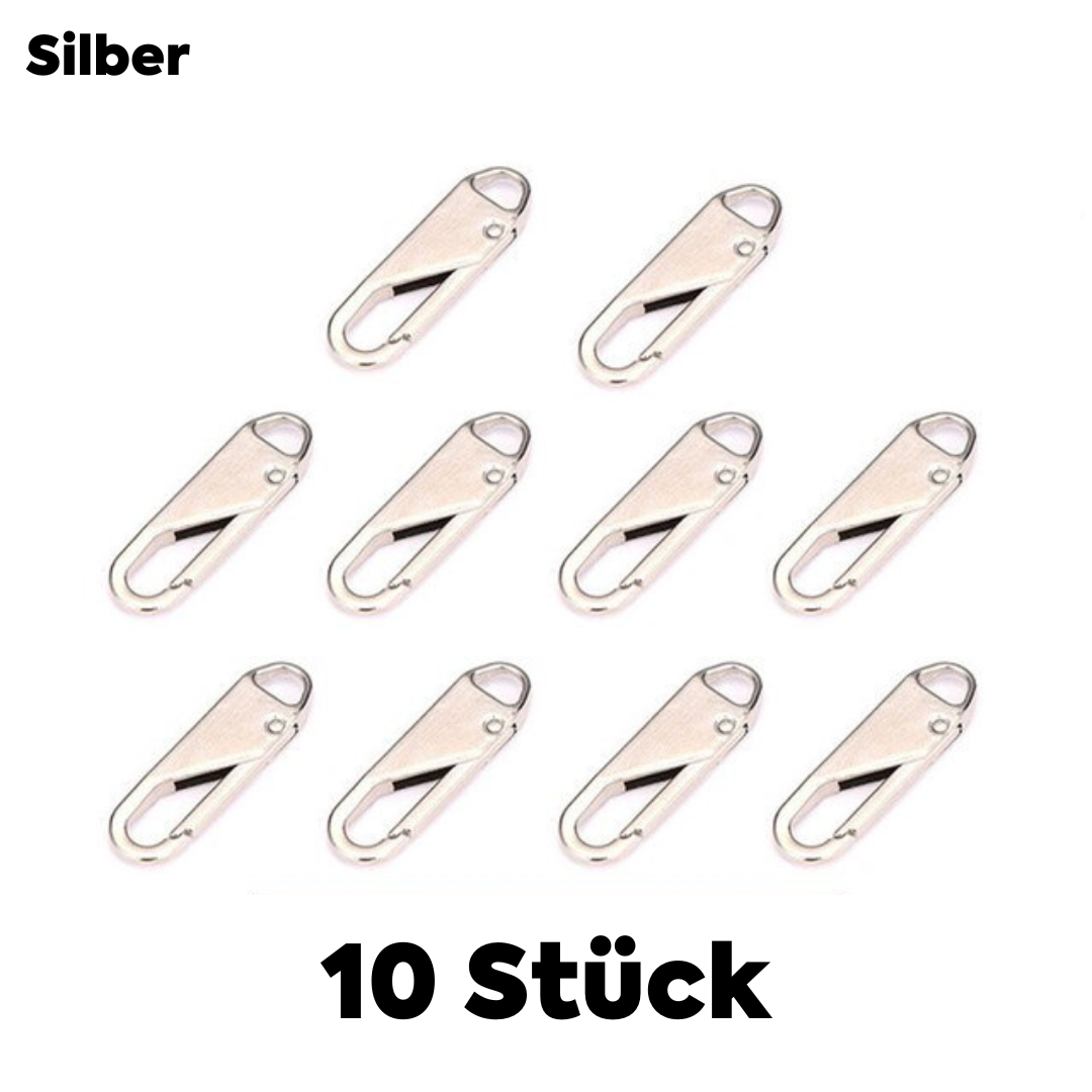 Metal Zipper Pull Universal - Set of 10