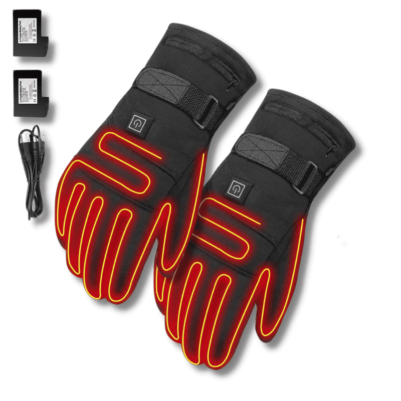 Beheizte Handschuhe wasserdicht mit 3 Heizstufen