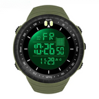 Outdoor-Uhr mit Kompass und 50m Wasserdichtigkeit
