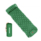 Aufblasbare Campingmatte mit Kissen – Leicht, Wasserdicht & Kompakt