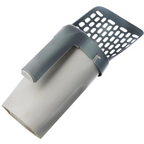 Cat litter scoop with collection container and poop bags