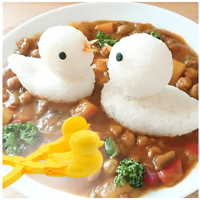 Sushi-Form Set für Reis – Niedliche Tierformen - 2er-Set
