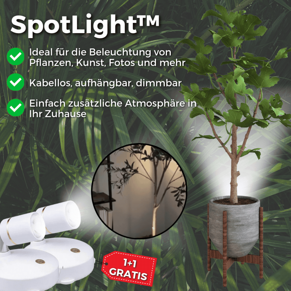 Wireless LED Light – Dimmable with Remote Control, Cordless