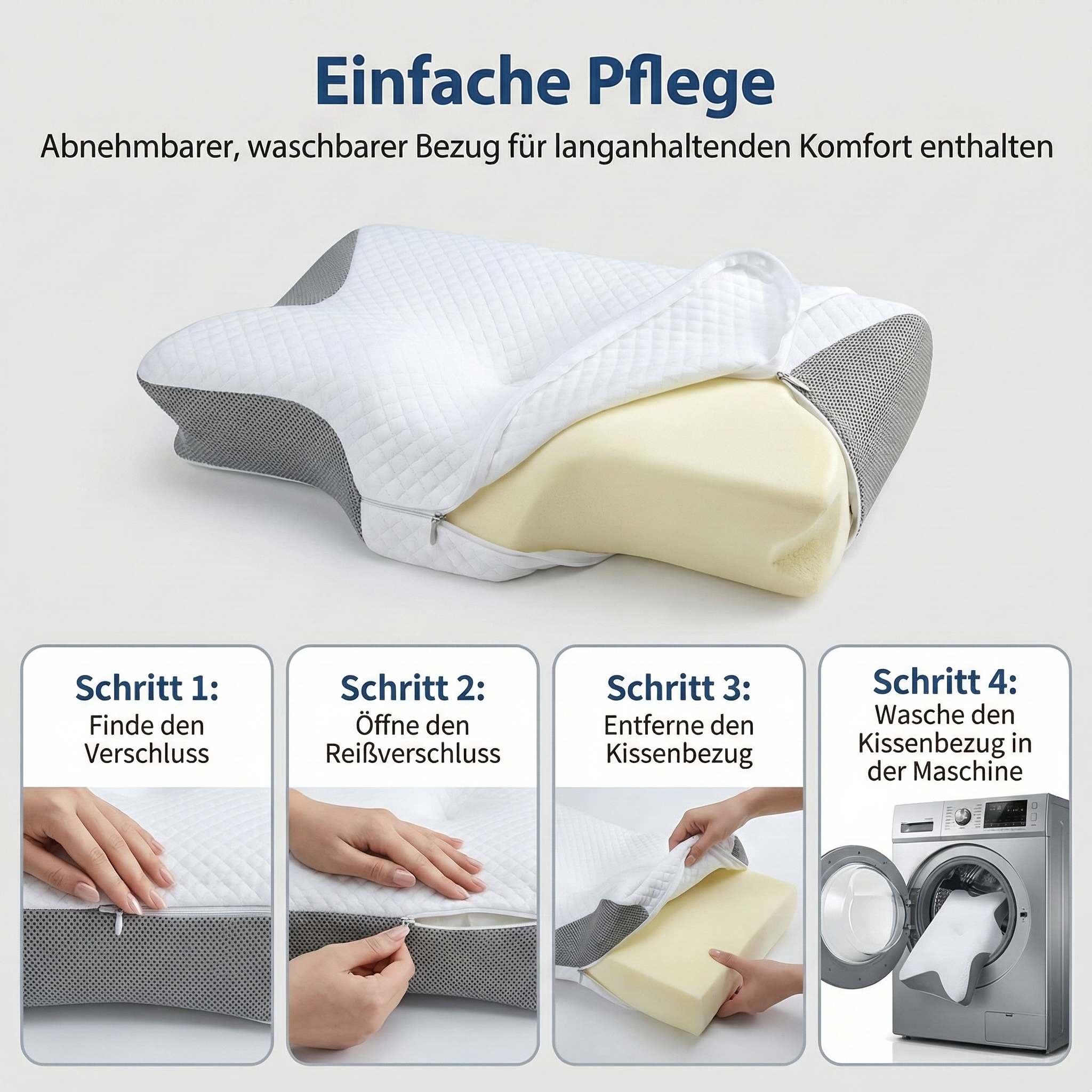Neck Support Pillow – Restful Sleep Without Neck Pain