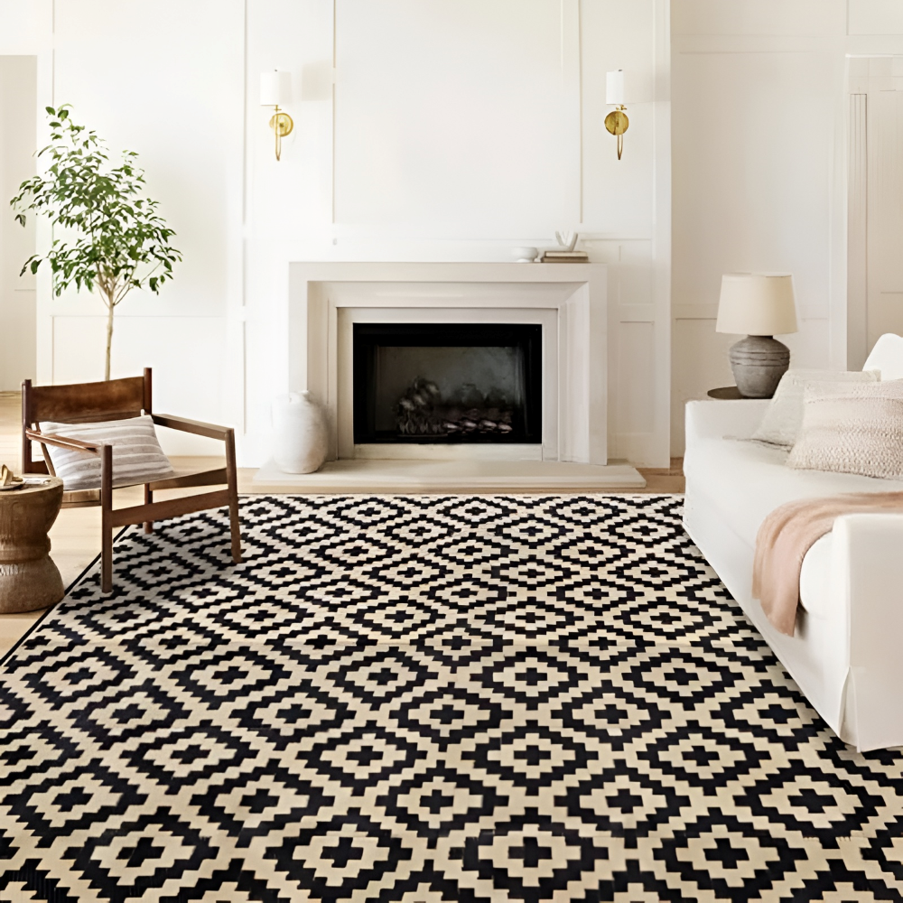 Outdoor Reversible Non-Slip Rug – UV-Resistant for Terrace