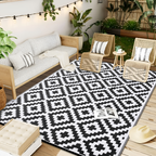 Outdoor Teppich Wendbar Rutschfest – UV-beständig für Terrasse