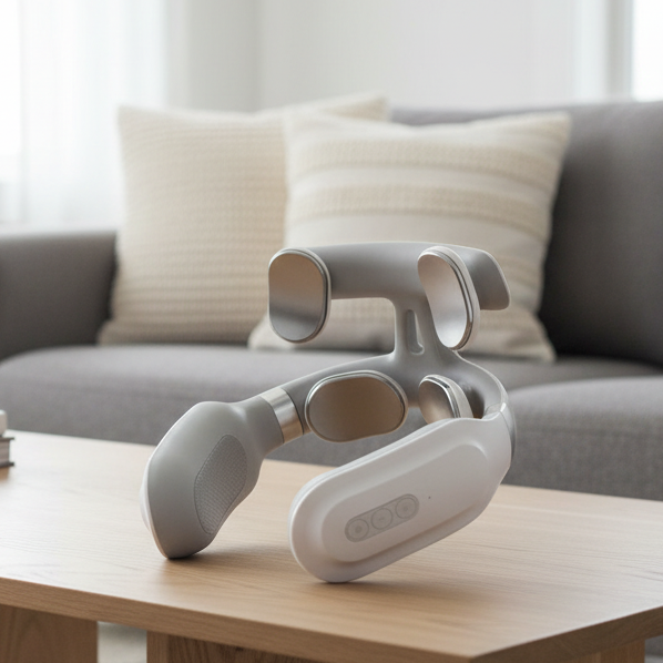4-in-1 Neck Massager with Heat and Vibration