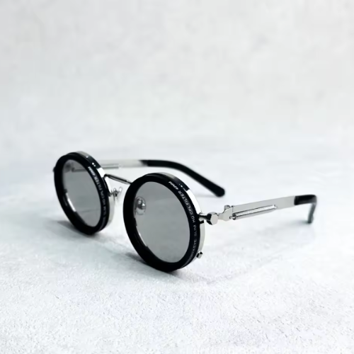 Retro Sonnenbrille mit UV400-Schutz – Runde Gläser