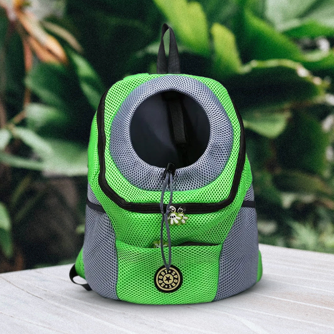 Front-Carrier Dog Backpack — Breathable & Padded, Up to 10 kg