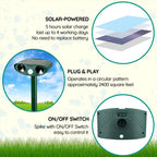 Ultrasonic Animal Repellent Solar – Motion Detector Against Raccoons