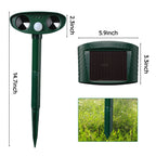 Ultrasonic Animal Repellent Solar – Motion Detector Against Raccoons