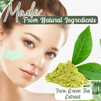 Face mask green tea extract for deep pore cleansing