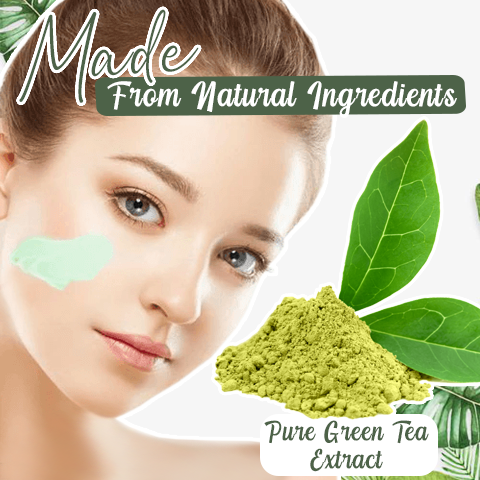Face mask green tea extract for deep pore cleansing