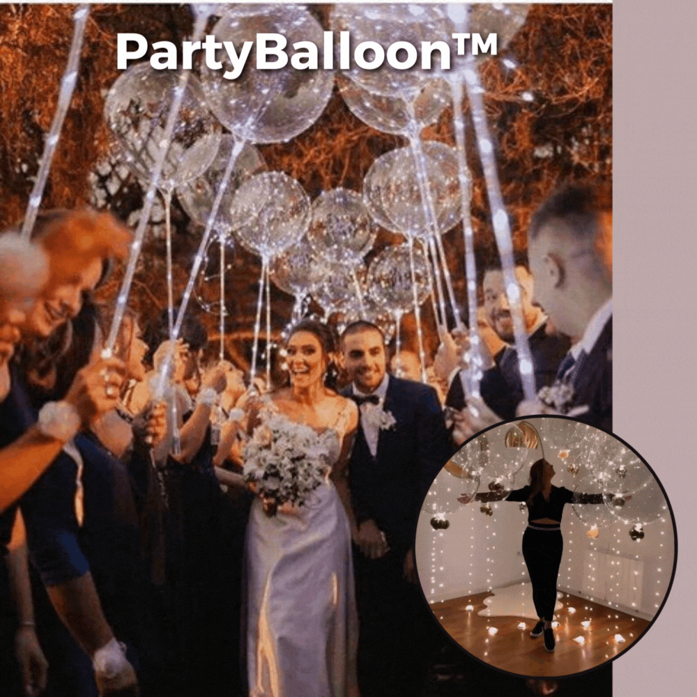 LED-Luftballons mit Lichteffekt – wiederverwendbar