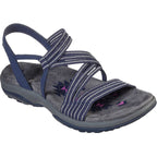 Women's sandals with strap closure and comfort sole